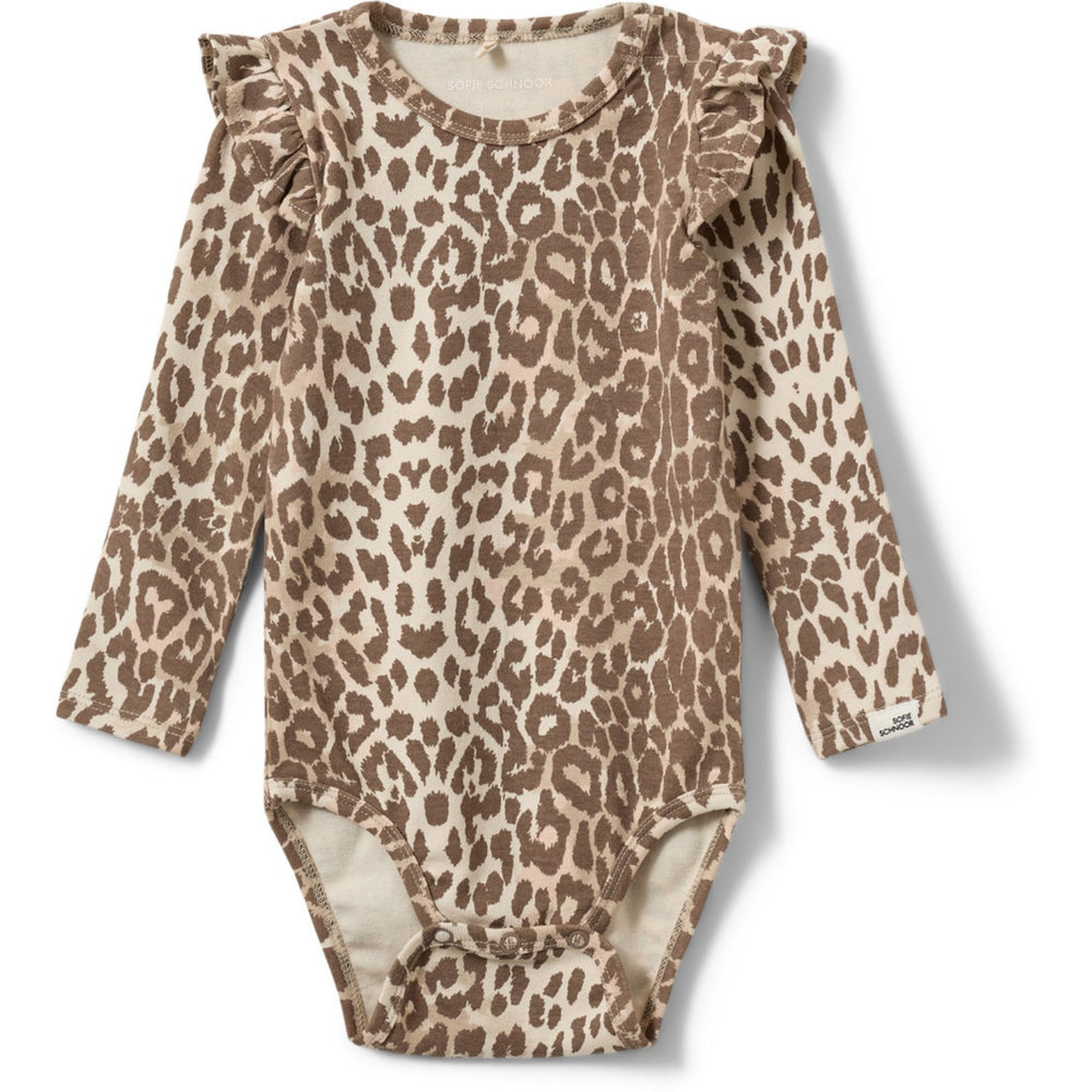 Køb Sofie Schnoor Aop Beige Leopard Dictekb Bodystocking