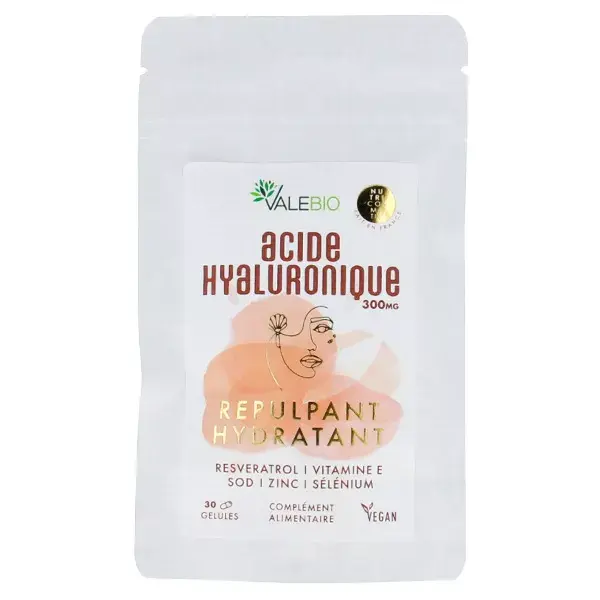 Valebio Acide Hyaluronique 300mg 30 gélules