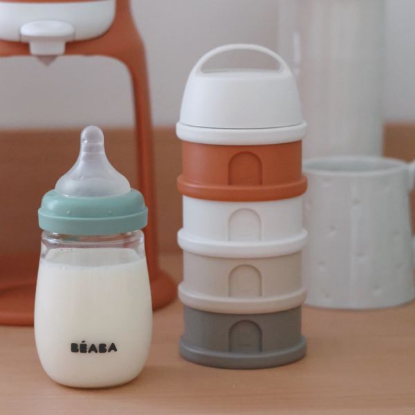 Beaba Doseerdoos - White / Terracotta