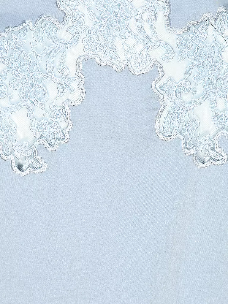 SELF-PORTRAIT Midikleid blau