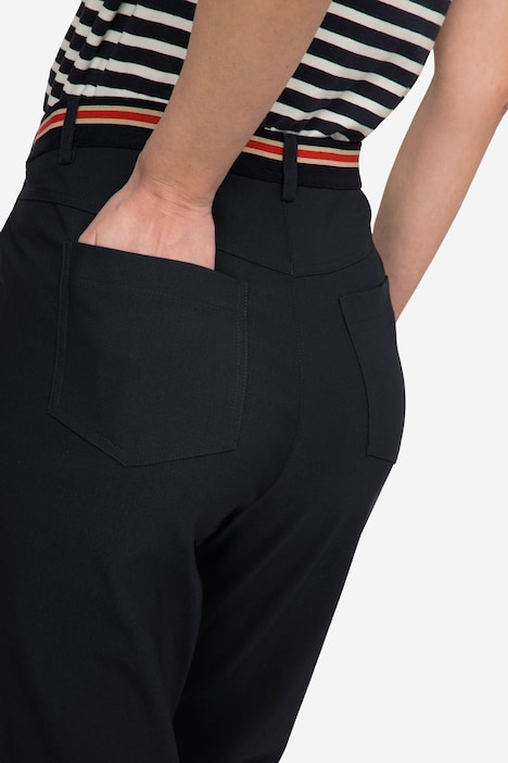 7/8-Bengalin Hose, gerades Bein, Elastikbund