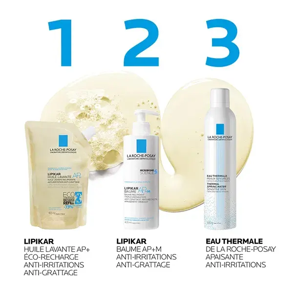 Óleo de Limpeza La Roche-Posay Lipikar AP+ Anti-Irritação Eco Refil 400ml