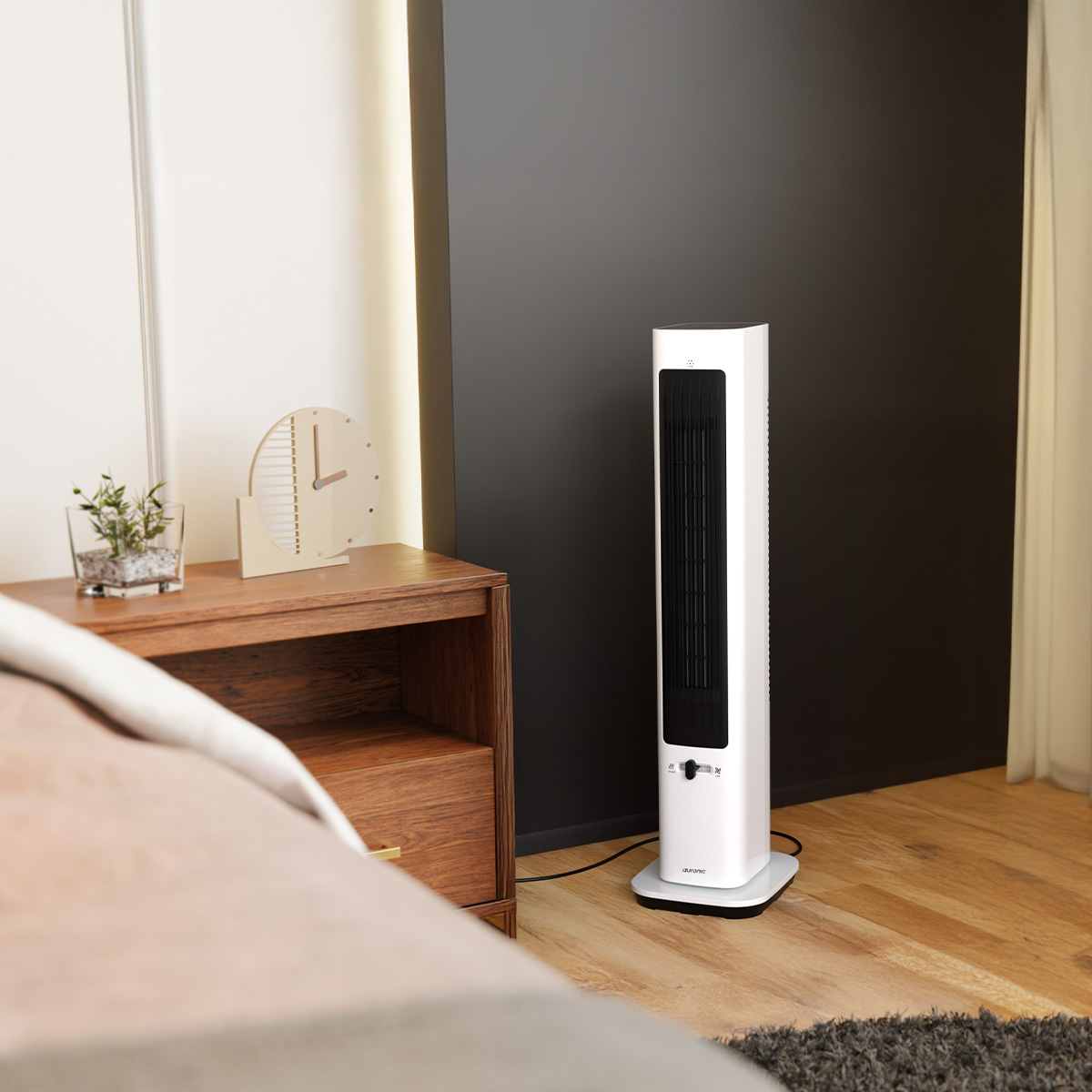 Auronic 2200 watt elektrische Toren kachel - White