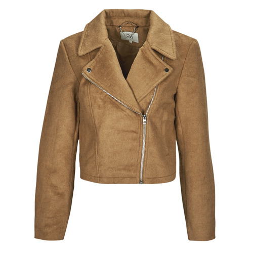 JDY - JDYTENNESSEE LEO BIKER JACKET OTW QIQ - Marron