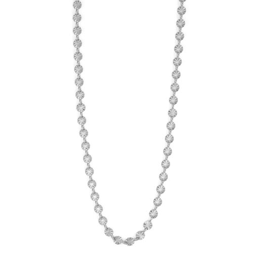 Pure By Nat Lænke Halskæde, Silver Plated, 42 cm
