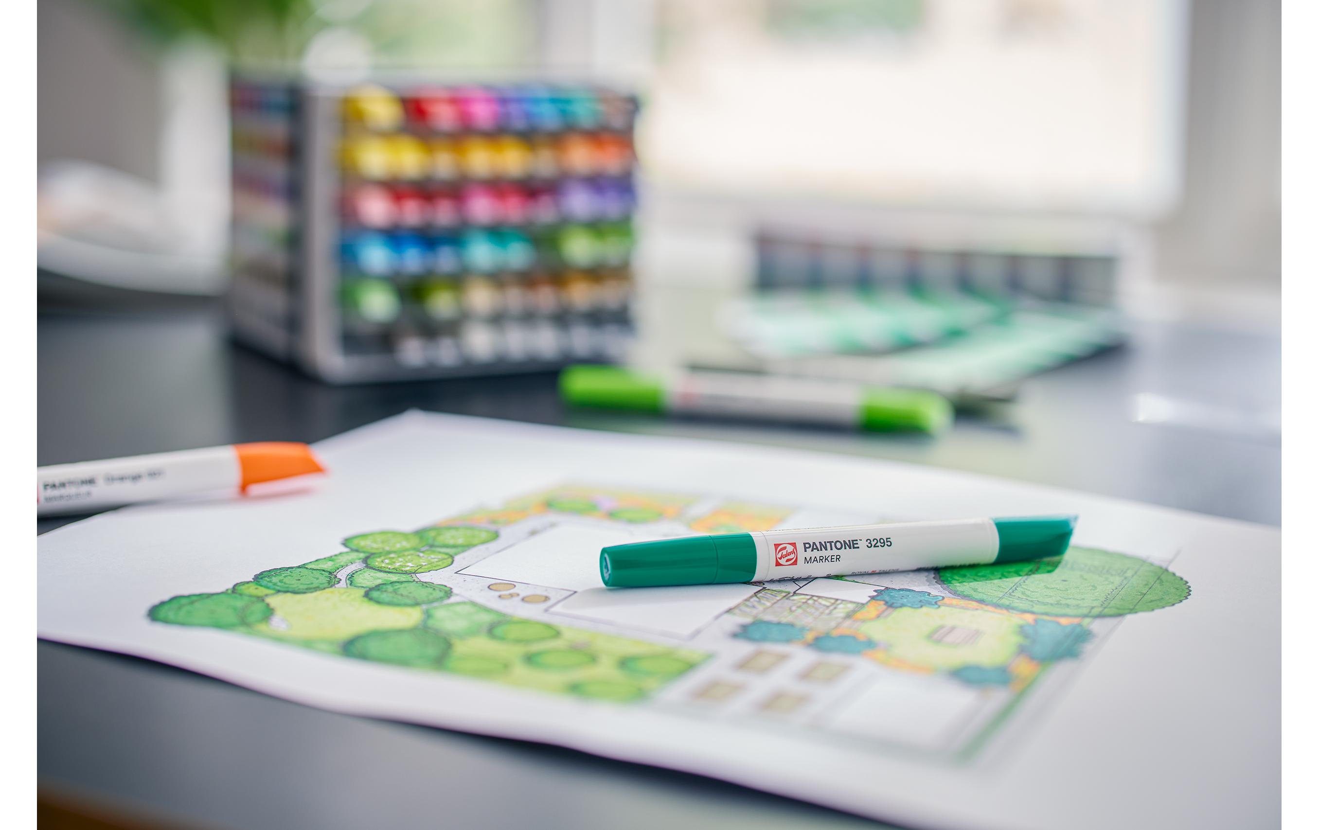 Pantone Marker Set 54x Mehrfarbig<br>Wasserbasierte Marker