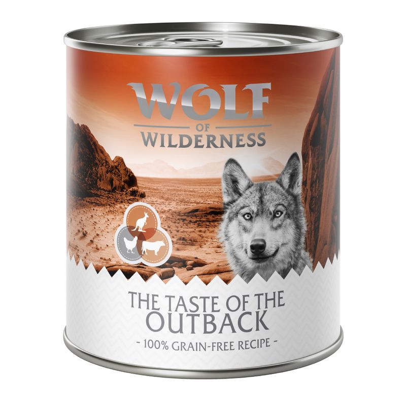 Wolf of Wilderness The Taste Of Adulte 6 x 800 g