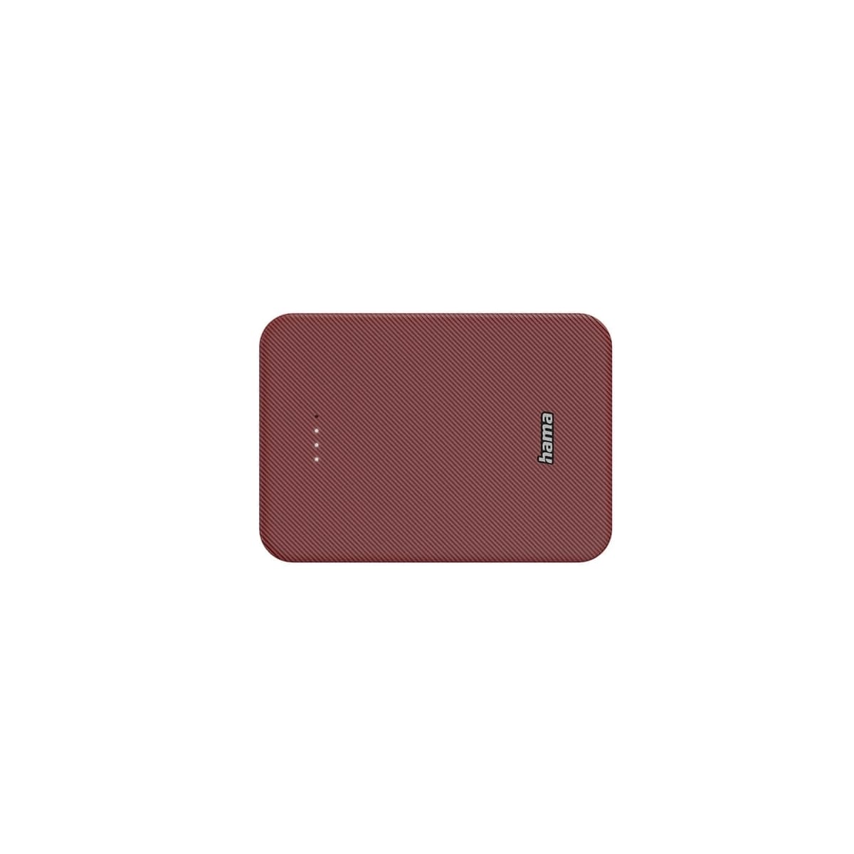 Hama Powerbank Colour 10 10000mAh USB-C+USB-A Rød
