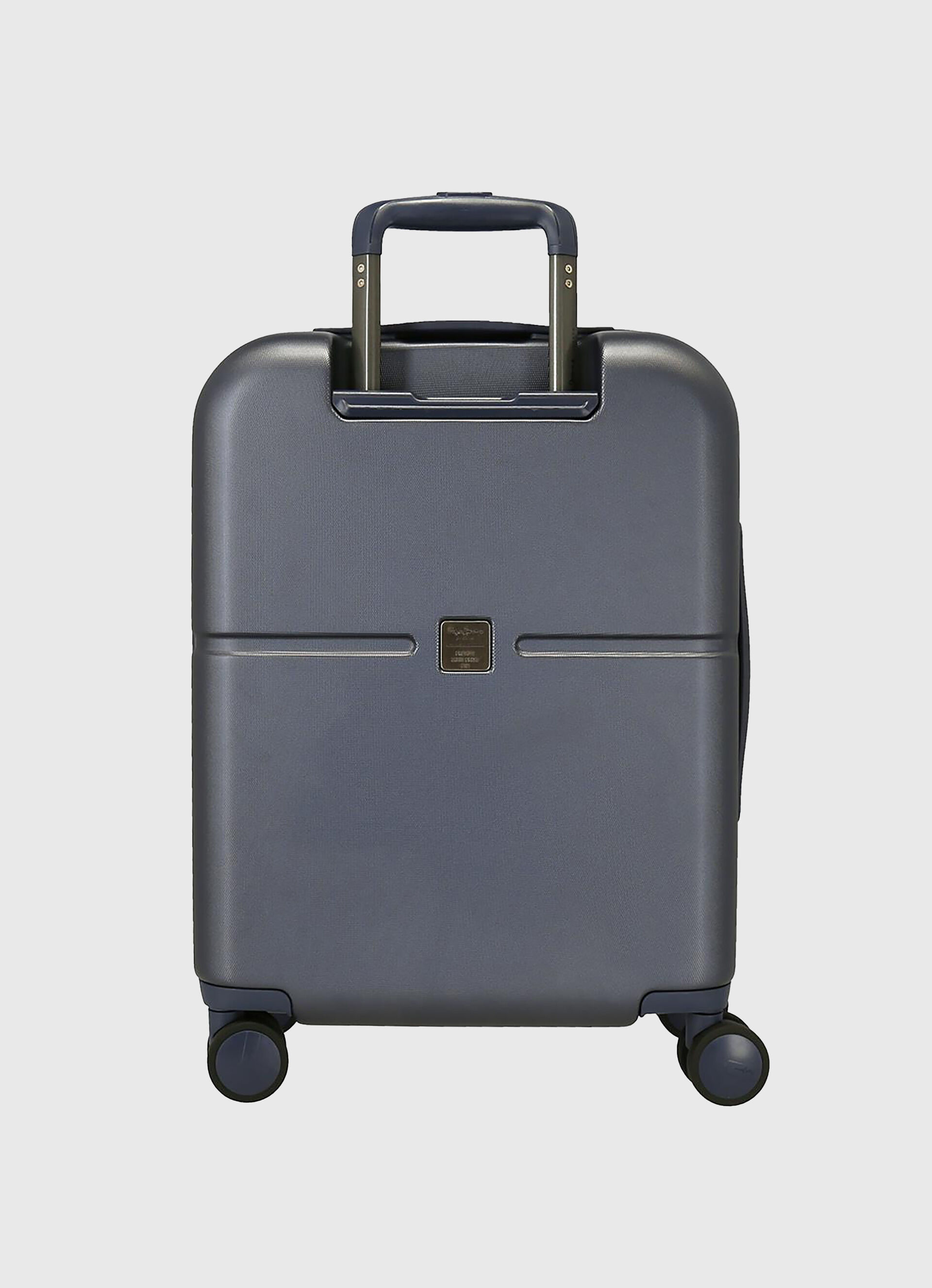 Mala de viagem de 55 cm em ABS - azul marinho, tamanho único