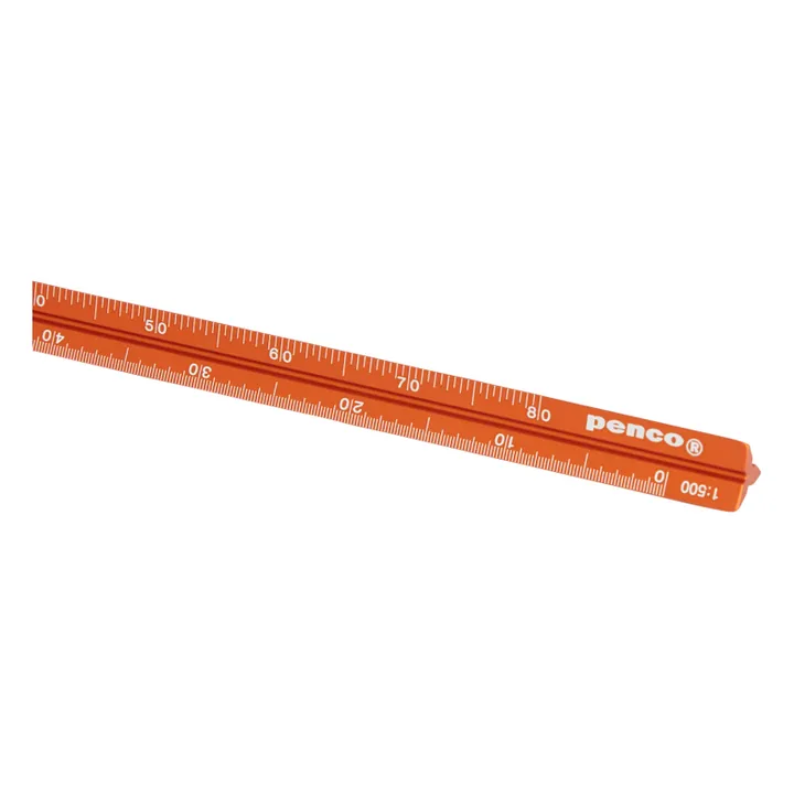 Penco Règle en aluminium | Orange