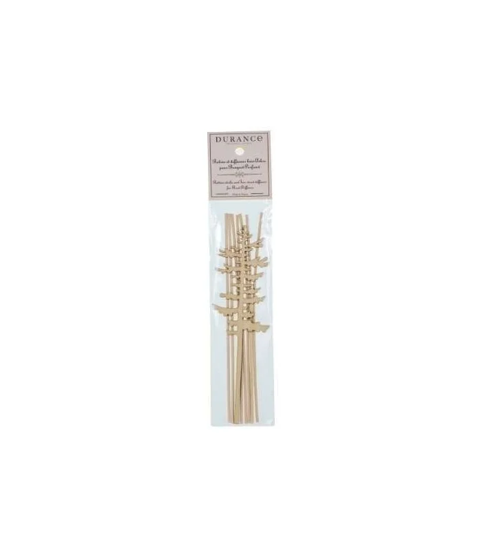Tiges de Rotin et Diffuseur Bois 7 tiges et un diffuseur bois