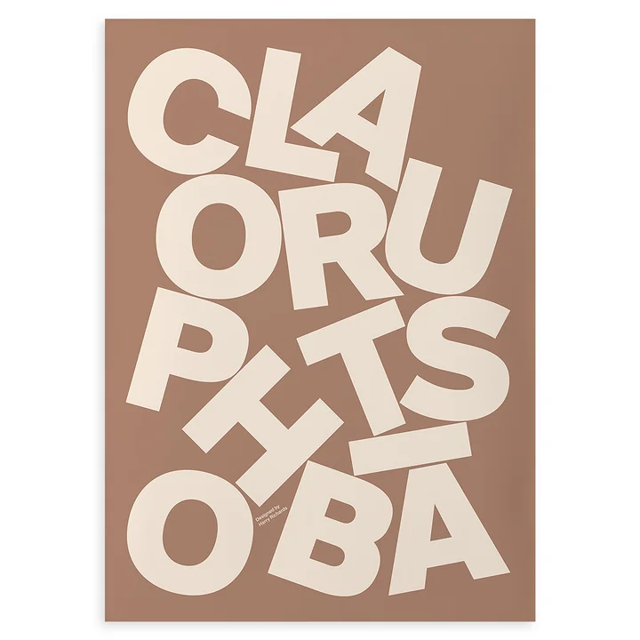 Paper Collective - Claustrophobia Poster, 100 x 140 cm