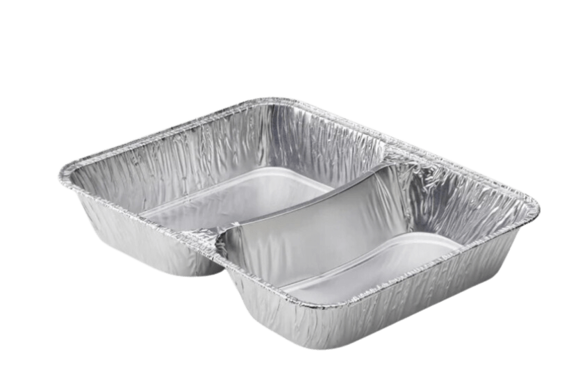 Aluminium 2-vaks schaal 227x177x39mm R808G