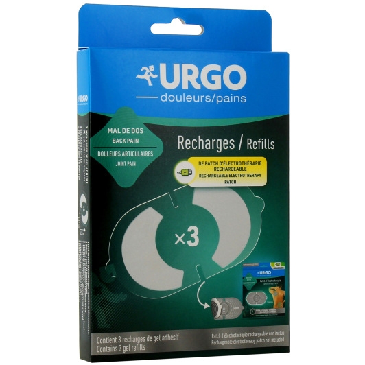Patchs de recharge d'électrothérapie Urgo Douleurs