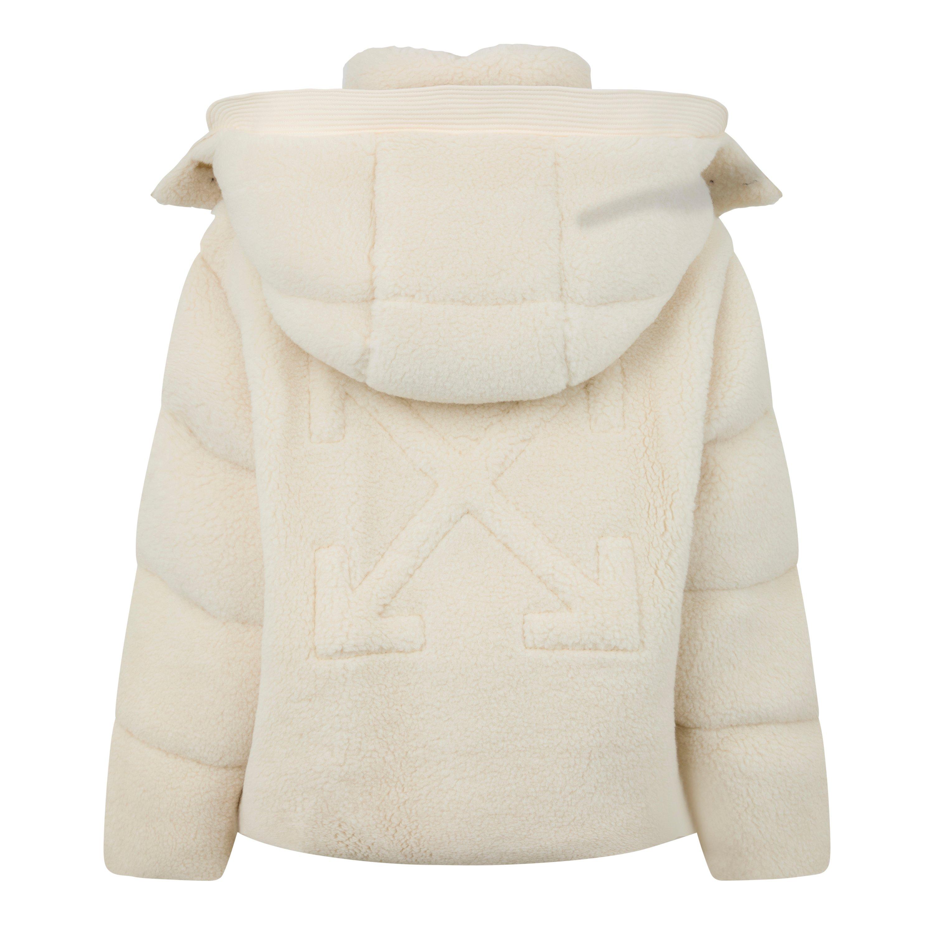 Off White Teddy Puffer Jacket