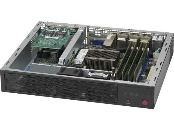 Supermicro SCE300 - Rack-monterbar 1U - FlexATX - sort