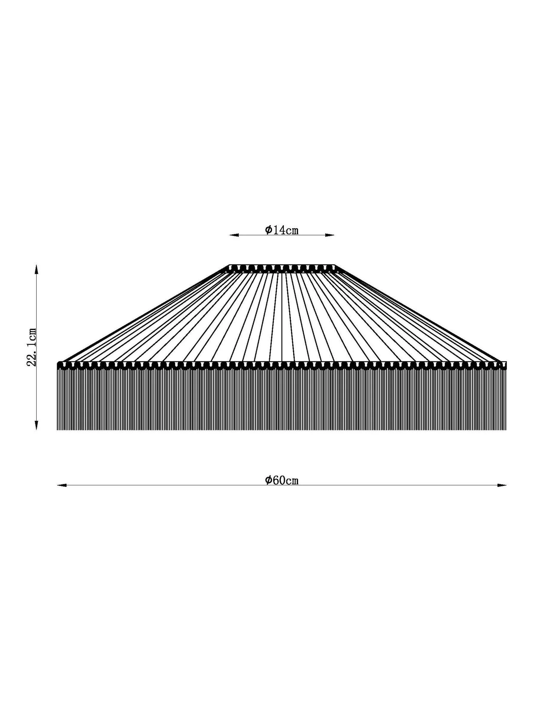 Allegra Easy Fit Shade Ceiling Light