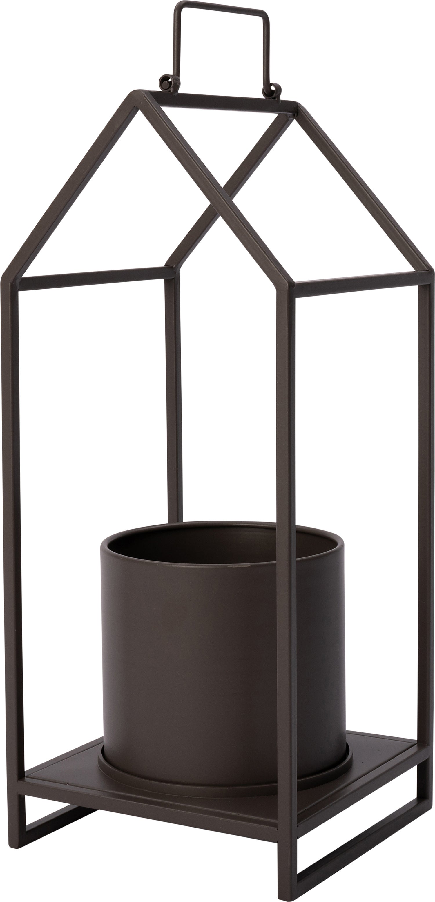 Intratuin plantentafel met pot Sifa grijs 21 x 21 x 56 cm