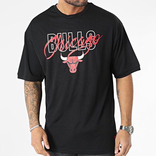 Tee Shirt Script Mesh Chicago Bulls 60332209 Noir
