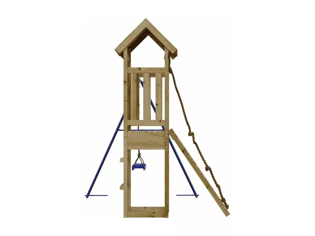 Aire de jeux d'extérieur bois de pin imprégné