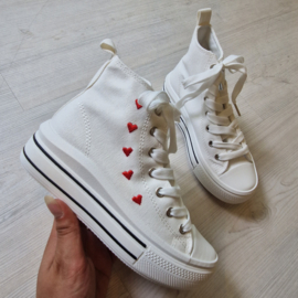 In love with you sneakers - wit