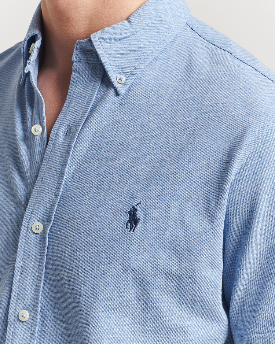 Polo Ralph Lauren Featherweight Mesh Short Sleeve Shirt Isle Heather