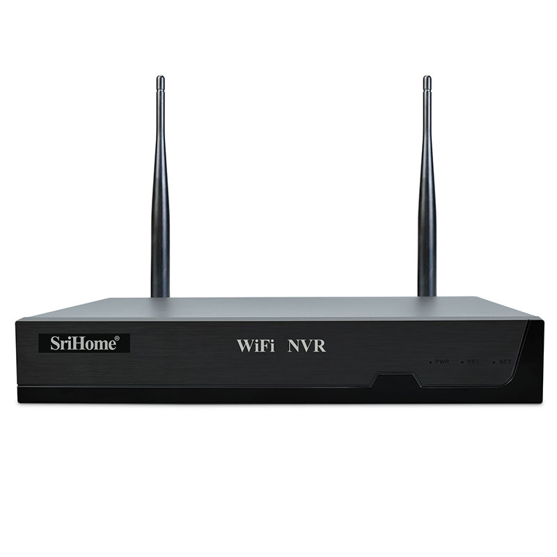 (2MP) 8x WiFi Internet IP NVR Überwachungskamera HD 1080p IR LED's Nachtsicht & Bewegungserkennung / AP / Audio / IP66 (iOS/Android)