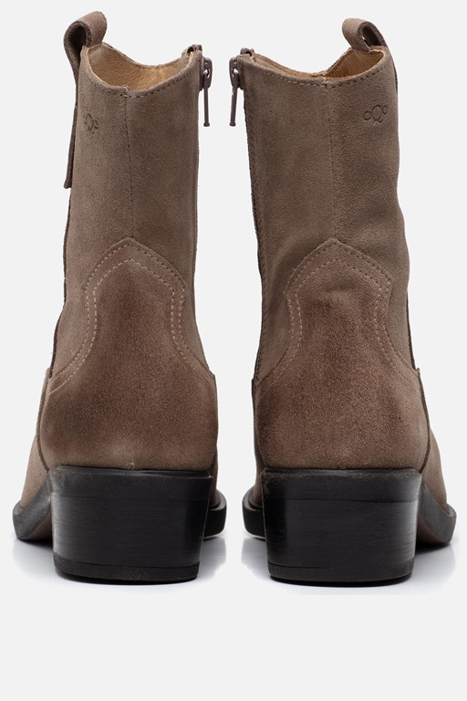 Aqa Cowboylaarzen taupe Suede