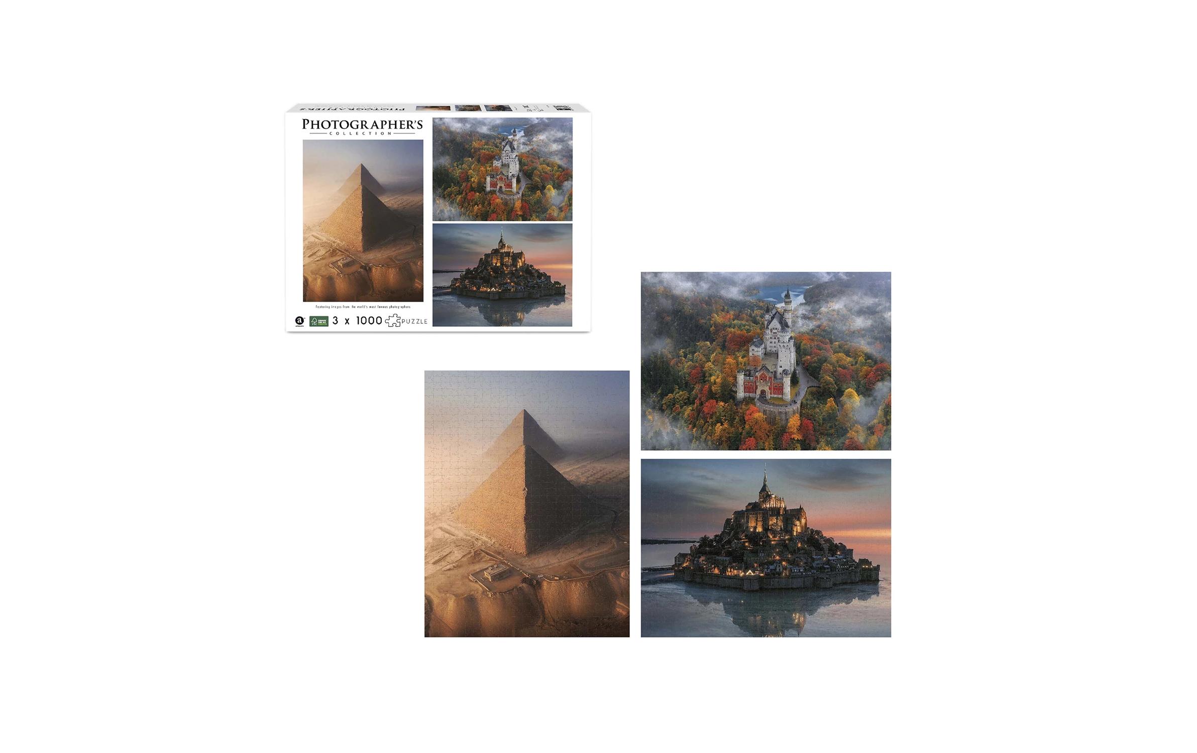 Puzzle Historische StättenPuzzle-Set für Erwachsene und Kinder