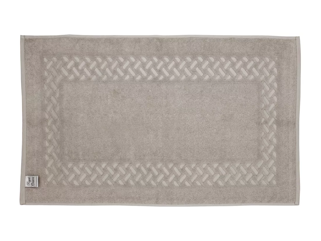 Tapis de bain 50x80 cm ROYAL CRESENT Gris Souris 850 g/m2