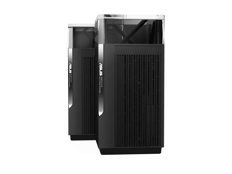 ASUS ZenWiFi Pro XT12 - Wi-Fi-system - (2 routere) - op til 6000 sq.ft - mesh 1GbE, 2.5GbE - Wi-Fi 6 - Tri-Band