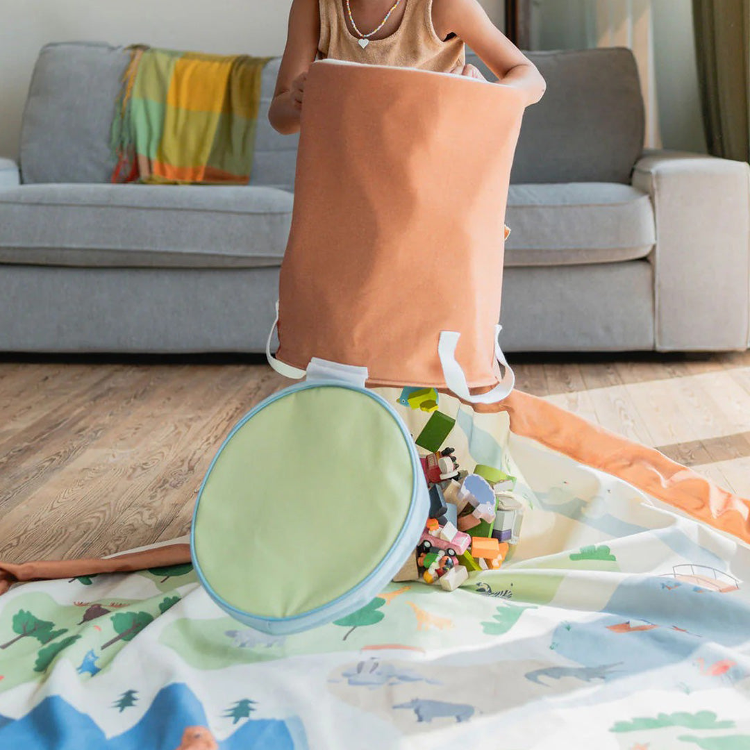 play&go opbergmand en speelkleed soo - zoo