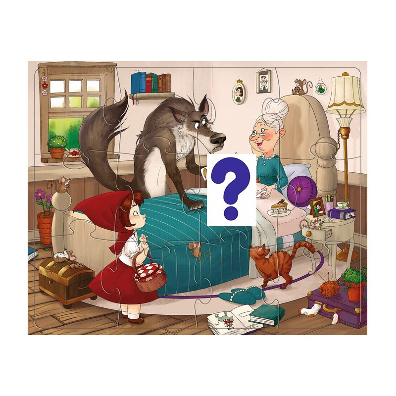 3 puzzles rigolos - Contes de fée