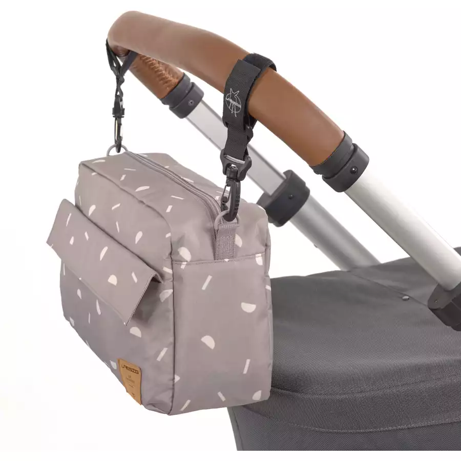 LÄSSIG Kinderwagentasche Casual Buggy Organizer Bag Blocks taupe
