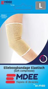 Emdee Elleboogbandage Elastisch Maat L 1ST