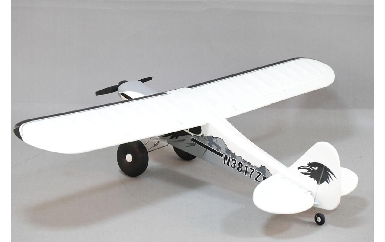 Motorflugzeug Piper PA-18 Super Cub 1700 mm Gyro PNP<br>Piper Buschflieger mit Offroad Fahrwerk und Schwimmer