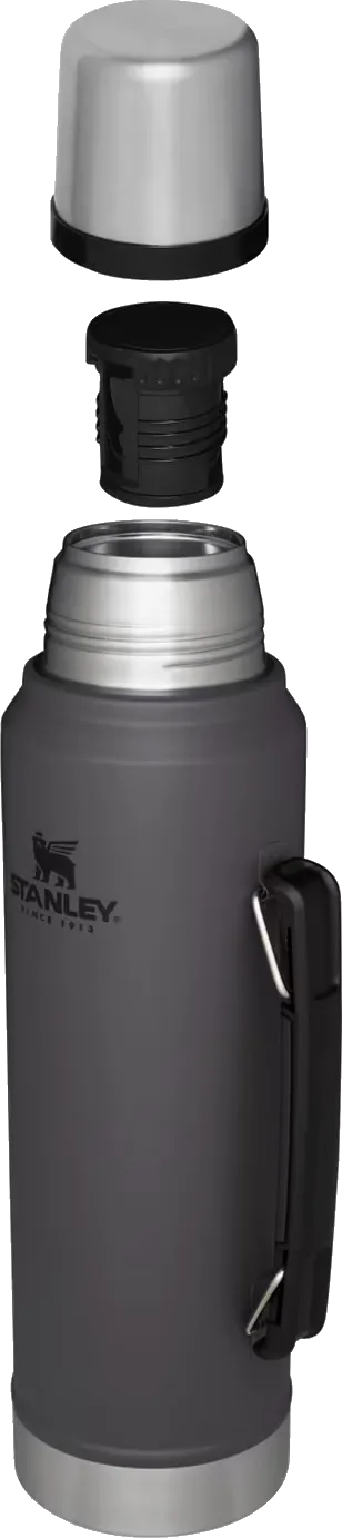 Stanley Classic Vacuum Bottle 1 L Charcoal