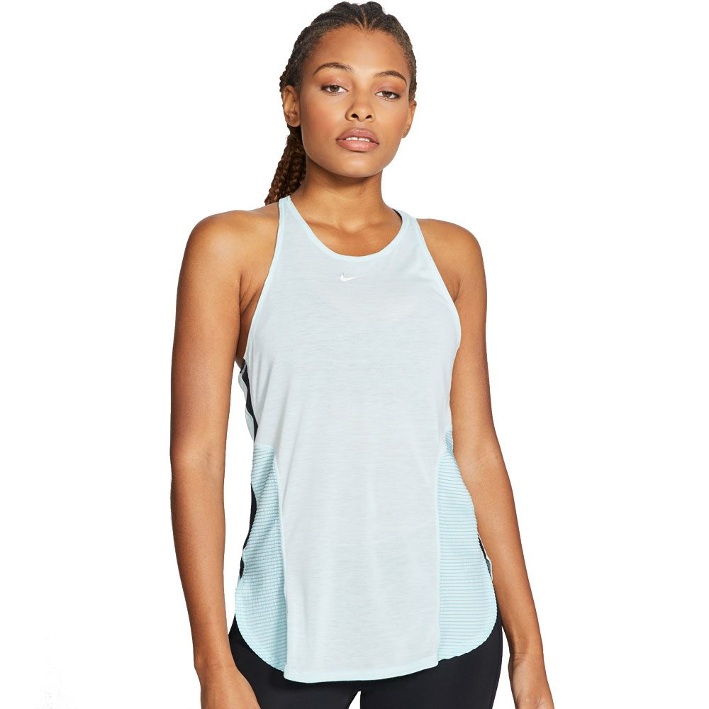 Nike AeroAdapt Tanktop Damen teal tint metallic silver