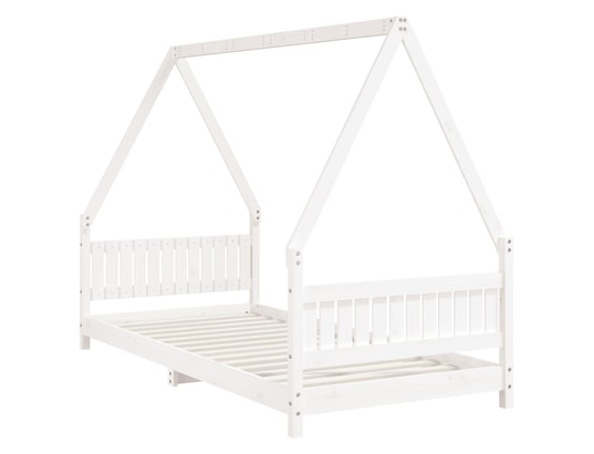 VIDAXL - Lit enfant Cadre de lit pour enfants blanc 90x200 cm bois de pin massif