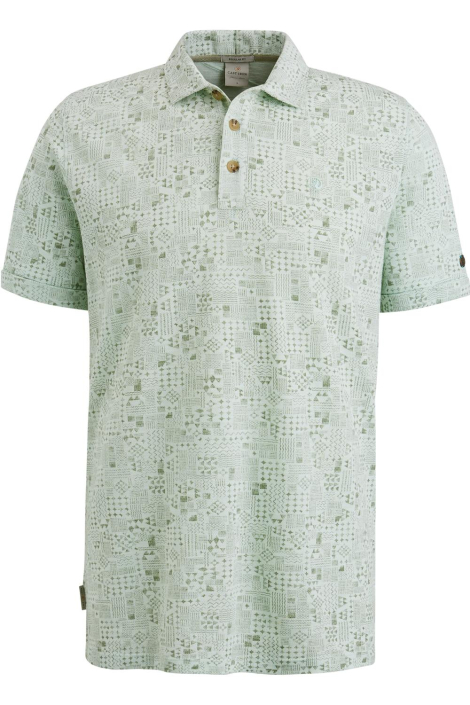 Cast Iron groene heren polo