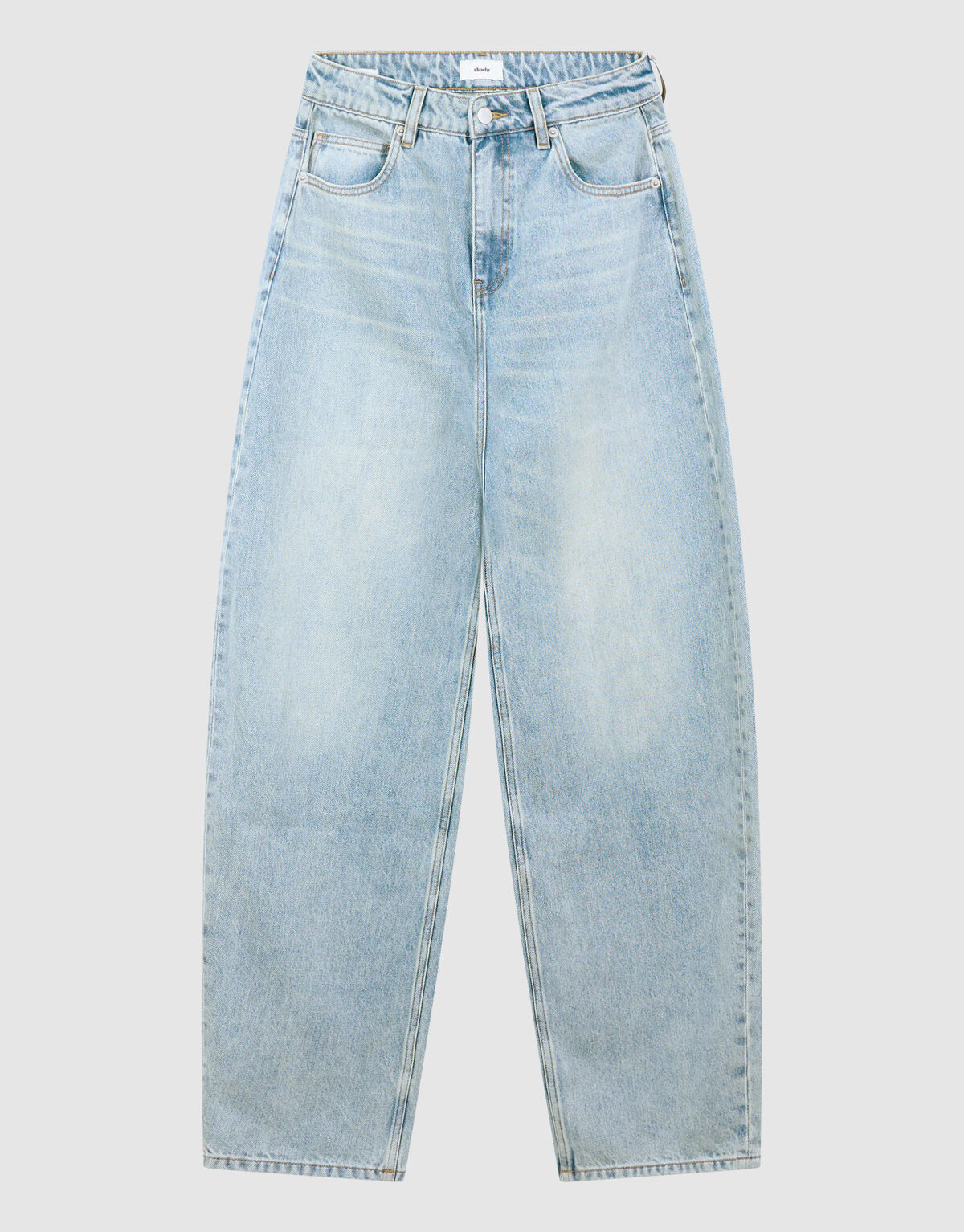 Heavy Barrel Fit Jeans Lichtblauw