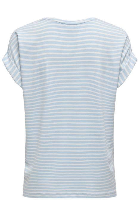 Only blauwe dames t-shirt