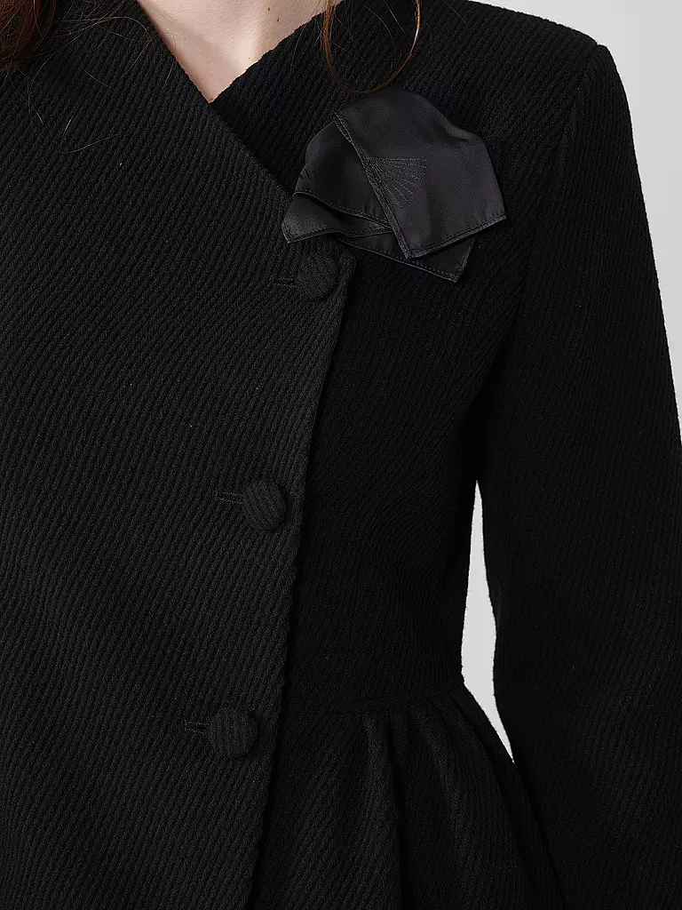 EMPORIO ARMANI Wollmantel  schwarz