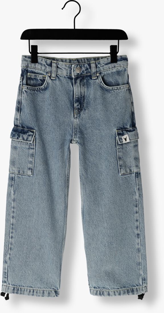 ALIX MINI blauwe alix mini wide jeans woven denim cargo pants