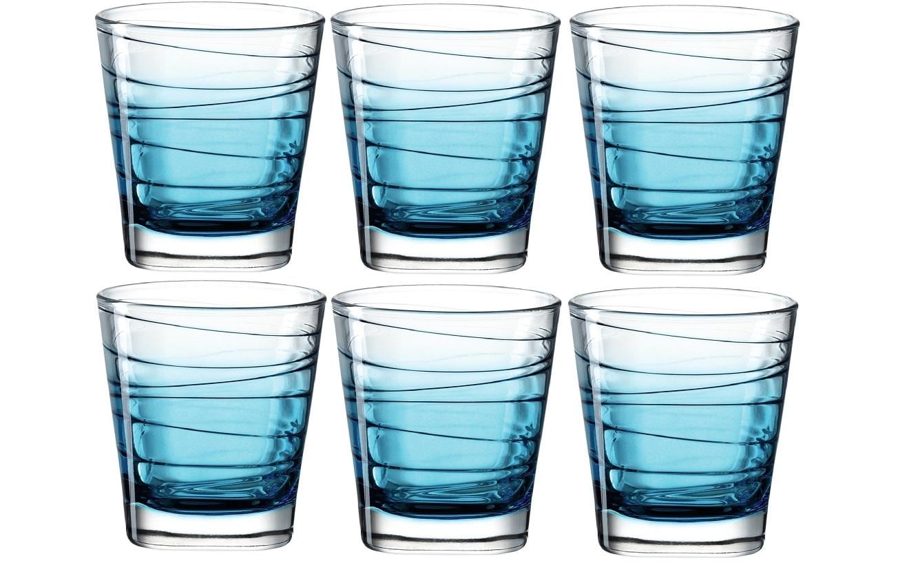 Trinkglas Vario Struttura 250 ml, 6 Stück, BlauGläser-Set