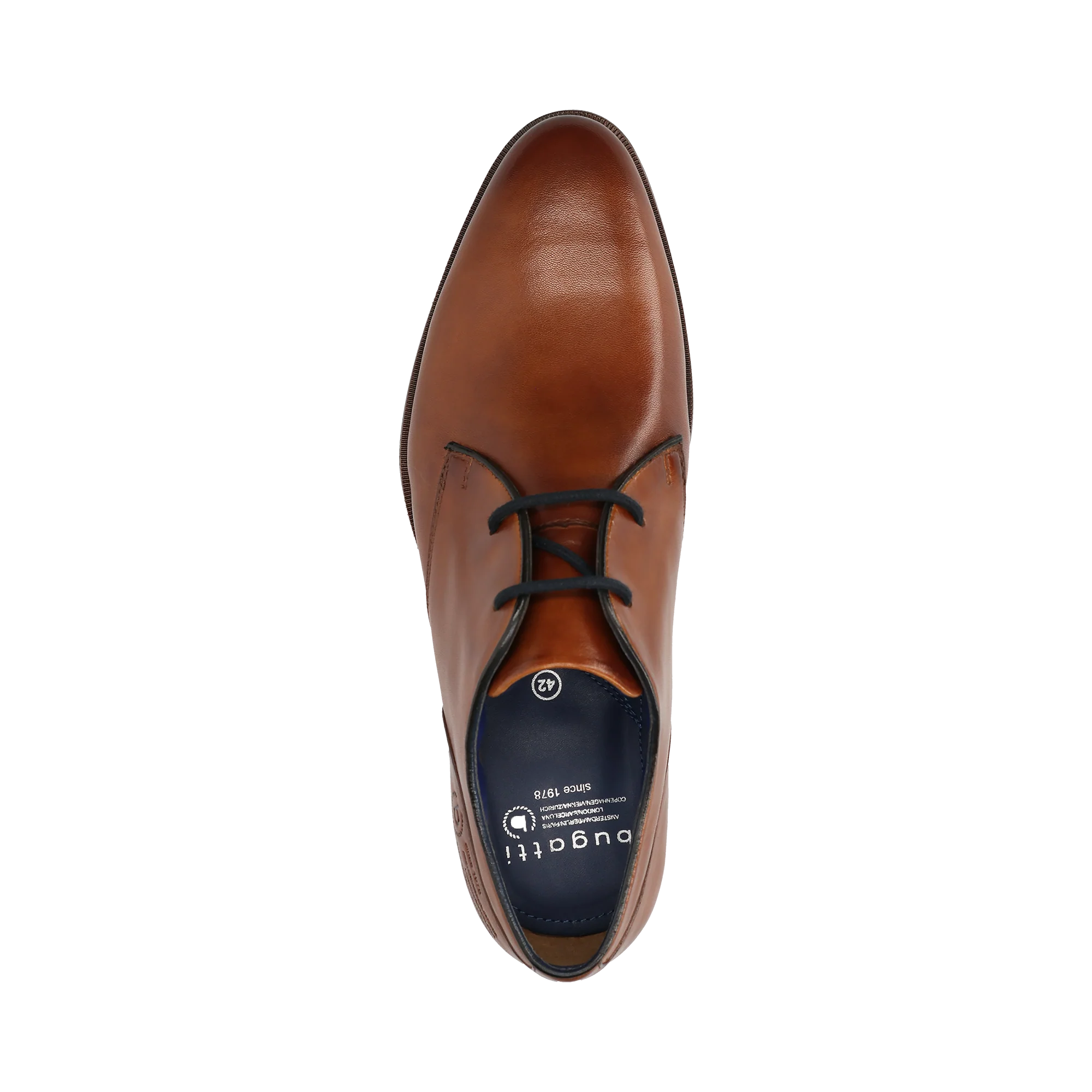 Business Schnürer cognac