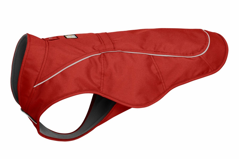 Veste résistant aux intempéries overcoat™ avec doublure en polaire. Couleur: red clay (rouge), taille: xs