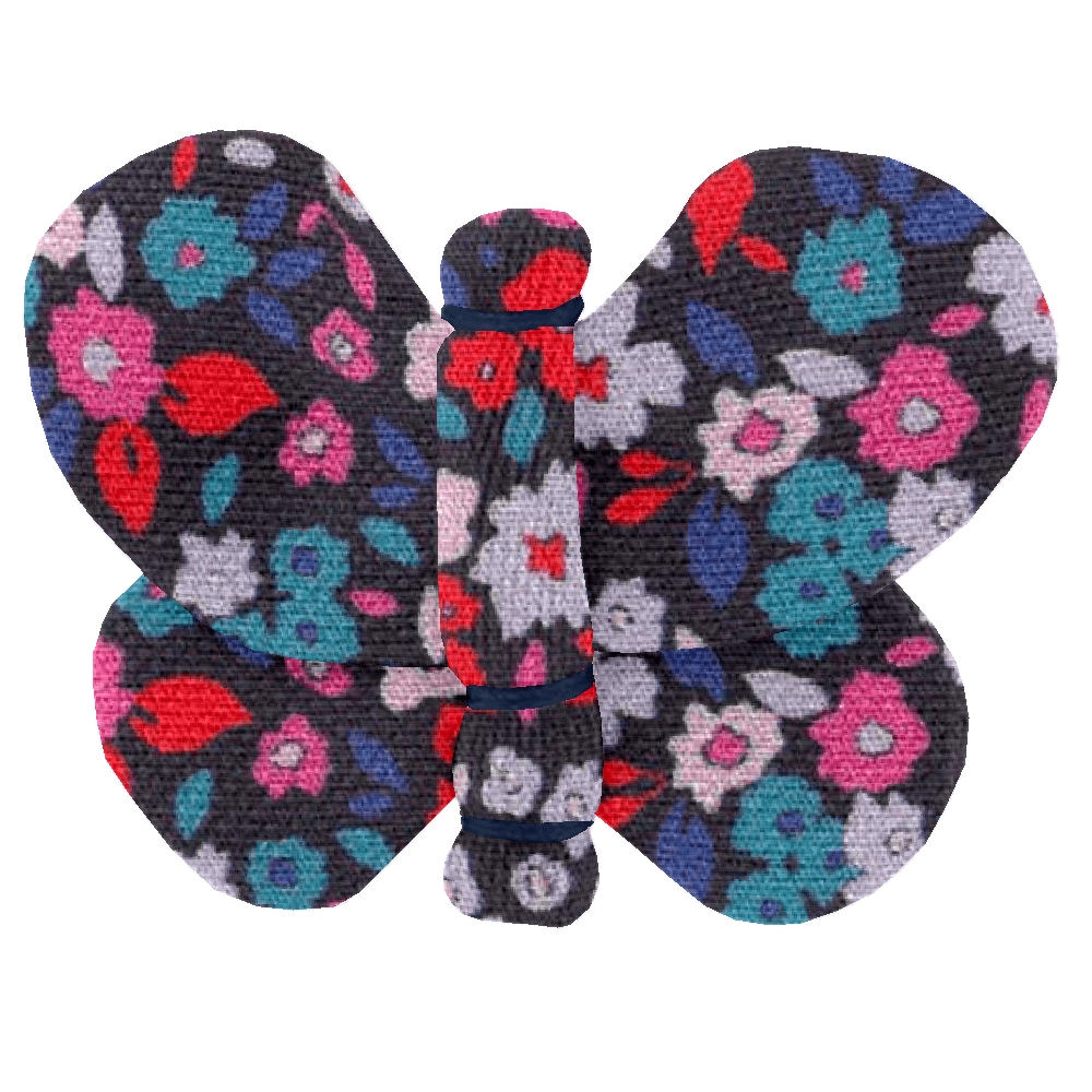 Barrette Petit Papillon Romance Fleurie