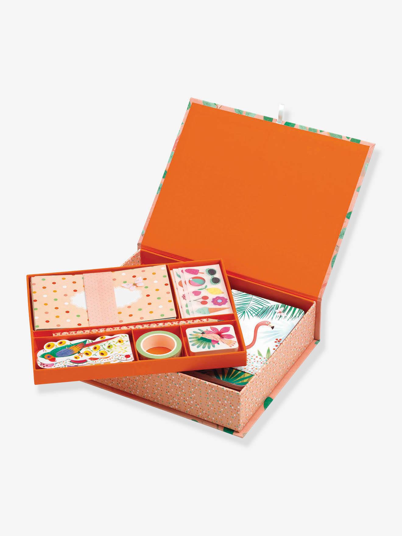 Estojo de papelaria laranja Marie DJECO