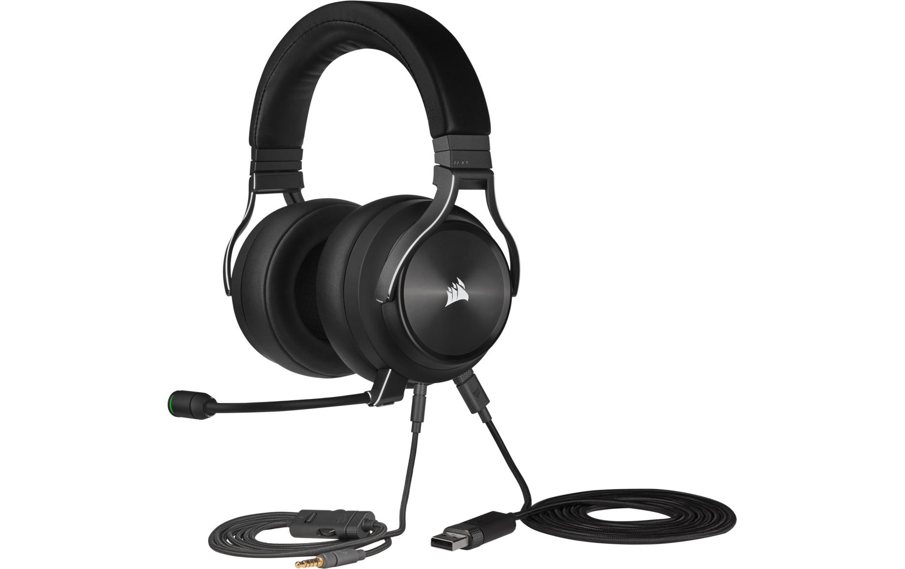 Headset Virtuoso RGB Wireless XT iCUE Schwarz<br>Kabelloses Over-Ear Gaming-Headset
